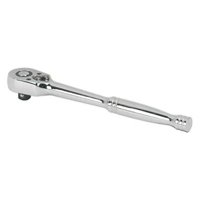 Image of Sealey Premier Ratchet Wrench 1/4&quot;Sq Drive Pear Head Flip Reverse