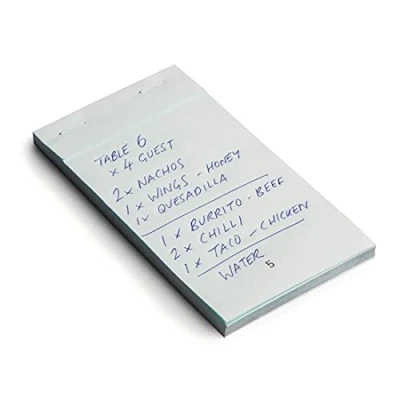 Image of Olympia Carbonless Waiter Pad Duplicate Small (Pack of 50)