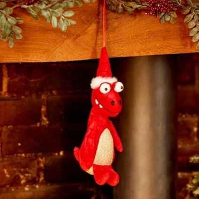Image of Three Kings Red Festive Dino Pendant/One will be supplied at random