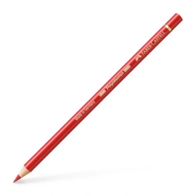 Image of Faber Castell Art &amp; Graphic Polychromos Colour Pencil, (118), Scarlet Red, For Art, Craft, Drawing, Sketching, Home, School, University, Colouring
