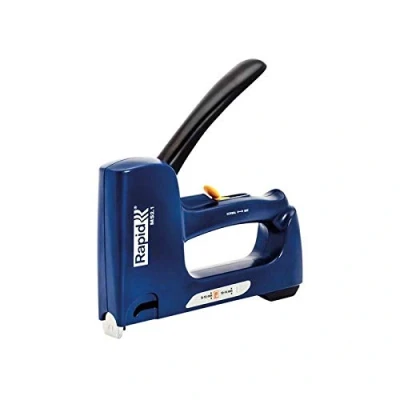 Image of Rapid Multi Function Staple Gun MS2.1 for No. 53 and 7 Staples, 2 in 1 Upholstery Cable Tacker with Ergonomic Handle All Steel Interior Wear Parts, Made Sweden (5000625)
