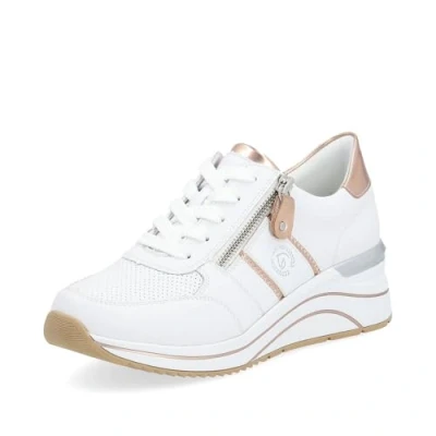 Image of Remonte Women&#039;s Low Top Trainers D0T04, Shoes, Loose Insole, White Combi 80., 6 UK