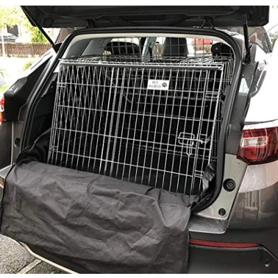 Image of Pet WORLD Suitable for Vauxhall Grandland Dog Puppy sloped Car travel training carrier crate,cage,