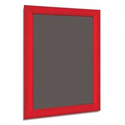Image of Aluminium RED A4 A3 A2 A1 A0 Mitred Snap Frames Wall Posters Holder Click Frame Picture Clip Display Retail Notice Boards (A3 Landscape)