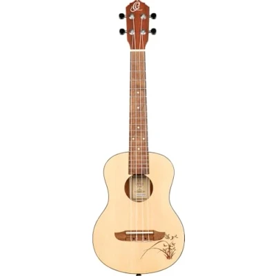 Image of Ortega Guitars Tenor Ukulele Acoustic Bonfire Series Spruce, Sapele, Natural (RU5 TE)