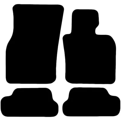 Image of Carsio Tailored Carpet Car Floor Mats For MINI Convertible (F57) 2016+ Onwards Fit Mat Complete Accessory Black Custom Fitted All Weather, Anti Slip Backing &amp; Trim