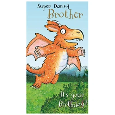 Image of ZOG BROTHER BIRTHDAY CARD