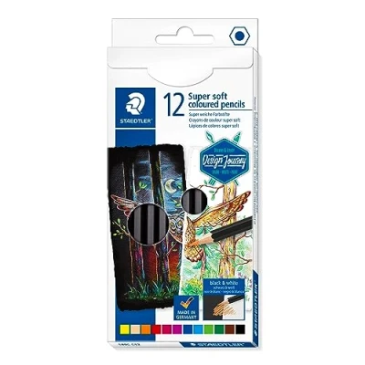 Image of Staedtler Colouring Pencils (12) Super Soft Lead 149C C12 Multicoloured