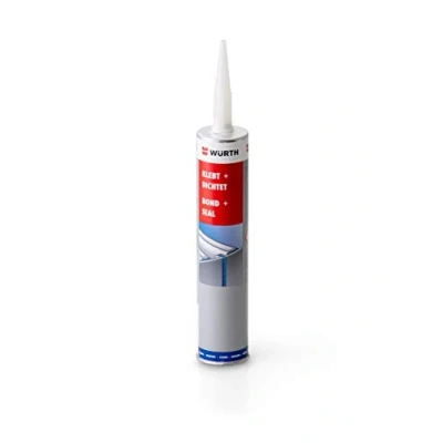 Image of Wurth Bond &amp; Seal Flexible PU Adhesive and Sealant in White 300ml