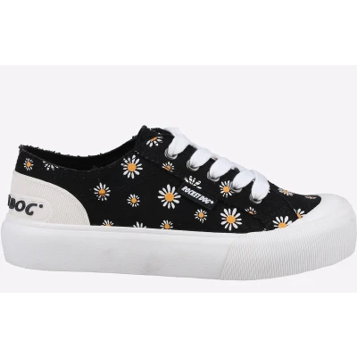 Image of Rocket Dog Jazzin Plus Dixie Womens Black Canvas Size 5 UK