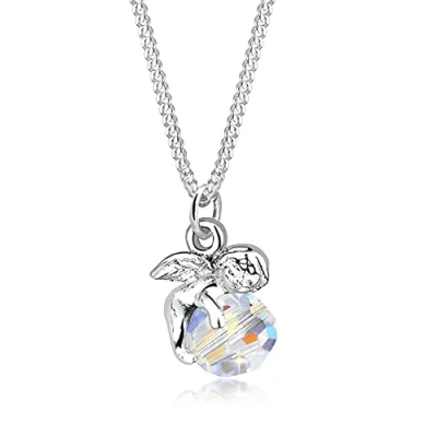 Image of Elli Necklace Angel Crystal 925 Sterling Silver