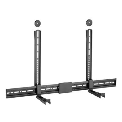 Image of Part King Universal Adjustable Soundbar Speaker Bracket Mount Holder Above Below TV VESA