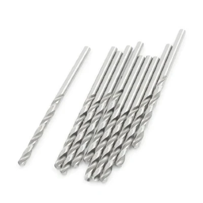 Image of 10 Pcs HSS Straight Shank End Cutter Bits Torsion Drill 2.7 mm Diameter