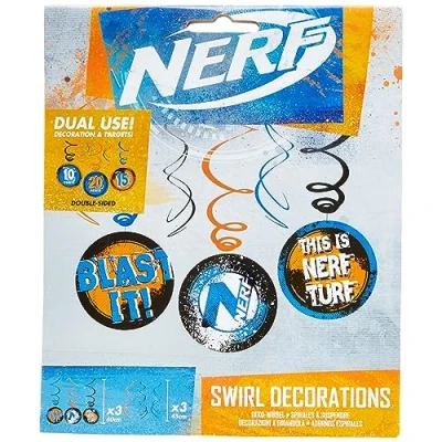 Image of (PKT) Child Nerf Blast Swirl Decorations