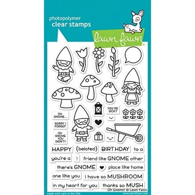 Image of Lawn Fawn Clear Stamps 4&#039;X6&#039; Oh Gnome!