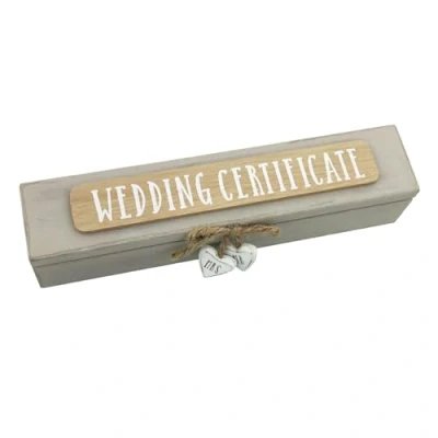 Image of Love Story Certificate Holder Wedding 23cm WG715
