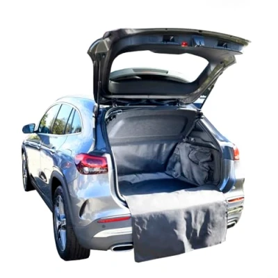 Image of UK Custom Covers BL111 Tailored Waterproof Boot Liner Mat Black To Fit Mercedes Benz GLA 2020 Onwards