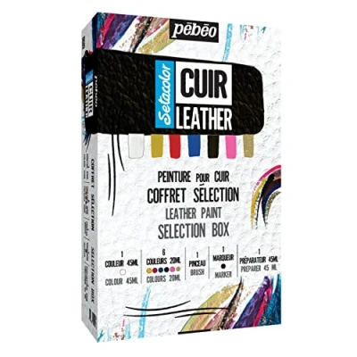 Image of PEBEO Setacolor Leather Set, Acrylic, See Description, 10 Products