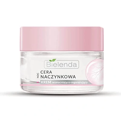 Image of Bielenda Capillary Skin Strengthening and Regenerating Night Cream for Sensitive 50ml