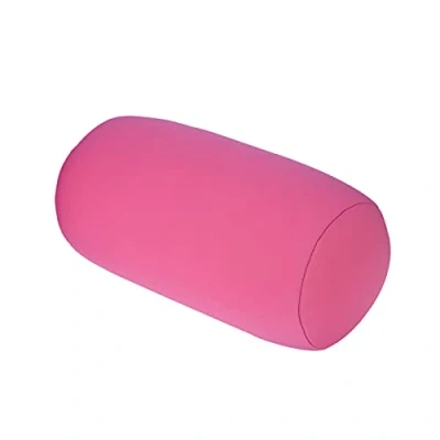 Image of Fdit Pillow Travel Seat Back Cushion Roll Throw Comfortable Home (pink)