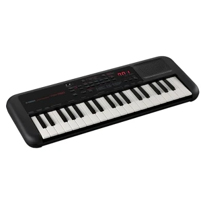 Image of Yamaha PSS A50 Portable, Digital Keyboard with Phrase Recording, 42 Built in Voices and 138 Arpeggio Types a Lightweight Design, Black, 50.6 x 20.1 0.54 centimeters