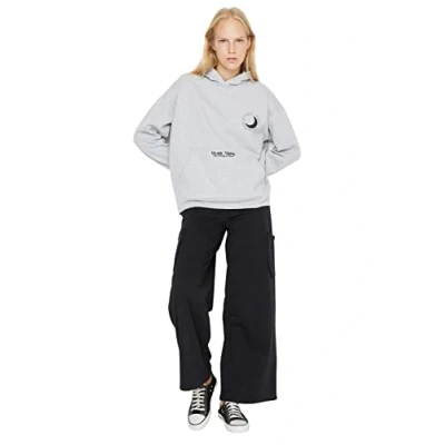 Image of Trendyol Women&#039;s Woman Relaxed Pants, Black, M