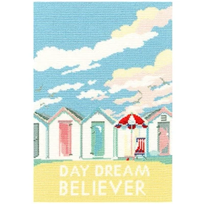 Image of Bothy Threads Cross Stitch Kit Vintage Beach Huts