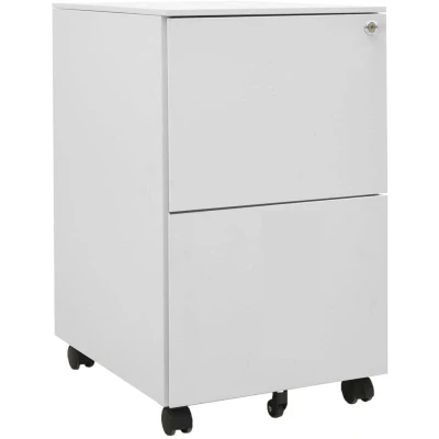 Image of vidaXL Mobile File Cabinet Light Grey 39x45x67 cm Steel