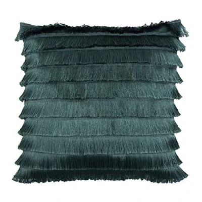 Image of Furn Flicker Cushion Cover Polyester Teal 45cm x (18&quot; 18 inches), Polyester, Teal, 18&quot; inches)