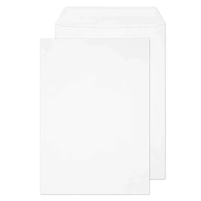 Image of Blake Purely Everyday C4 324 x 229 mm 100 gsm Pocket Peel &amp; Seal Envelopes (11891PS) White Pack of 250,White No Opaque
