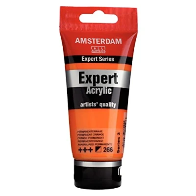 Image of Amsterdam Expert: Artists Acrylic Paint : 75ml series 3 Permanent Orange