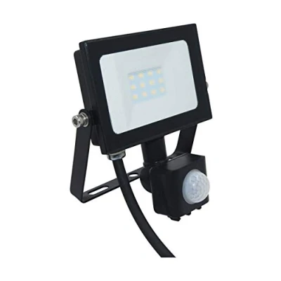 Image of Phoebe Atlas Mini 2 LED Floodlight with PIR IP65 Black 10W 4000K