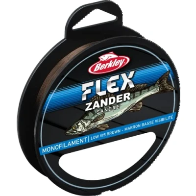 Image of Berkley Flex SS Monofilament zander Fishing lines Strong, Low Memory, Easy to Knot Perfect for the angler, Brown
