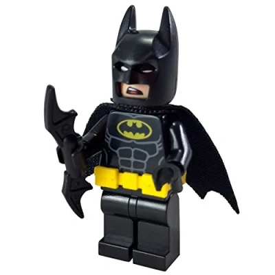 Image of The LEGO Batman Movie MiniFigure w/ Utility Belt and Bat a Rang from set 70909