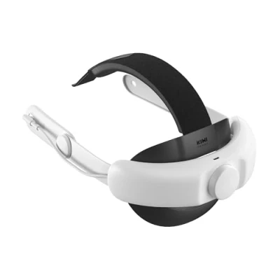 Image of KIWI Design Comfort Head Strap 6400mAh Battery compatible with Meta Quest 3S/Quest 3 VR Headset Accessories Pressure Free Counterweight NOT our RGB Vertical Charging Stand