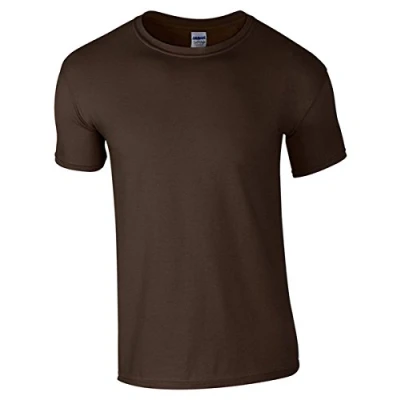 Image of Gildan Mens Short Sleeve Soft Style T Shirt (M) (Heather Military Green)