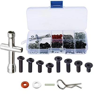Image of WANGCL RC Car Screw Kit Tool Repair Body Clips for 1/10 Crawler Monster Trucks