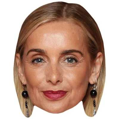 Image of Louise Redknapp (Lipstick) Celebrity Mask, Flat Card Face, Fancy Dress Mask