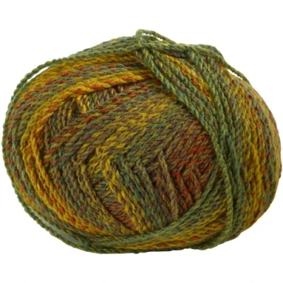 Image of Marble Chunky Knitting Yarn by James Brett 200g (Orange/Brown/Green MC7)