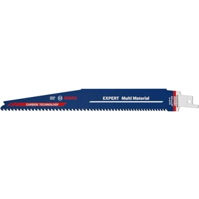 Image of Bosch Professional 3x Expert ‘Multi Material’ S 1156 XHM Reciprocating Saw Blade (for Cast iron, Length 225 mm, Accessories Saw)
