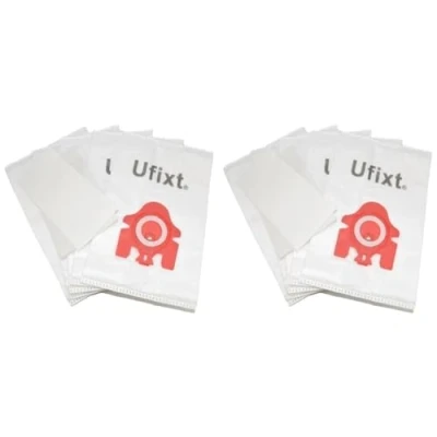 Image of Ufixt Fits FJM Bags For Miele 3D Efficiency Vacuum Cleaner Dust 10 Pack + Filters