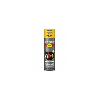 Image of RUST OLEUM 2147 Hard Hat Topcoat RAL Colours, The Nr. 1 Industrial Paint Aerosol. Go Further, Work Faster, Last Longer!, Signal yellow 1003