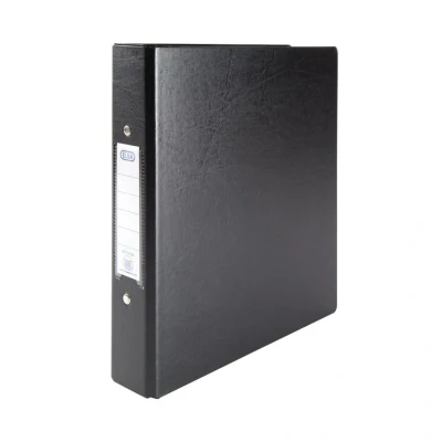 Image of Elba 25mm 2 O Ring Binder A5 Black (10 Pack) 100082442