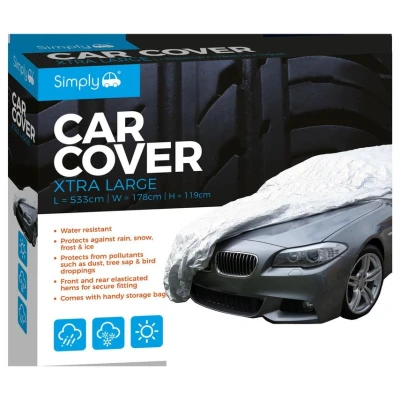 Image of Simply BCC4 X Large Breathable Car Cover Secure Fit Weather &amp; Water Resistant