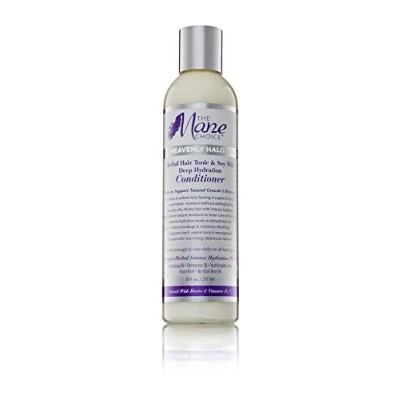 Image of The Mane Choice Heavenly Halo Herbal Hair Tonic &amp; Soy Milk Deep Hydration Conditioner 8oz