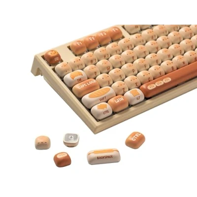 Image of Akko PBT Keycap Set, Magic Lop Bunny Set MOG Profile 146 Key Keycaps for Mechanical Keyboards