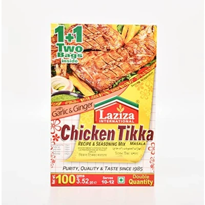 Image of Laziza Chicken Tikka Spice Mix Masala Easy Cook 100g