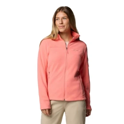 Image of Columbia Women&#039;s Fast Trek 2 Jacket, Full Zip Fleece Alpenglow, XXL