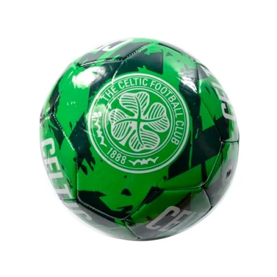 Image of Hy Pro Officially Licensed Celtic F.C. Football Size 5, Graffiti Design, Merchandise, The Bhoys, Training, Match, Collectible For Kids and Adults
