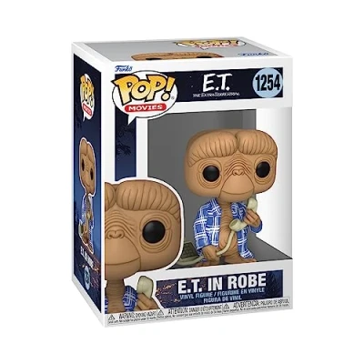 Image of Funko POP! Movies: E.T. 40th In Flannel the Extra Terrestrial Collectable Vinyl Figure Gift Idea Official Merchandise Toys for Kids &amp; Adults Movies Fans